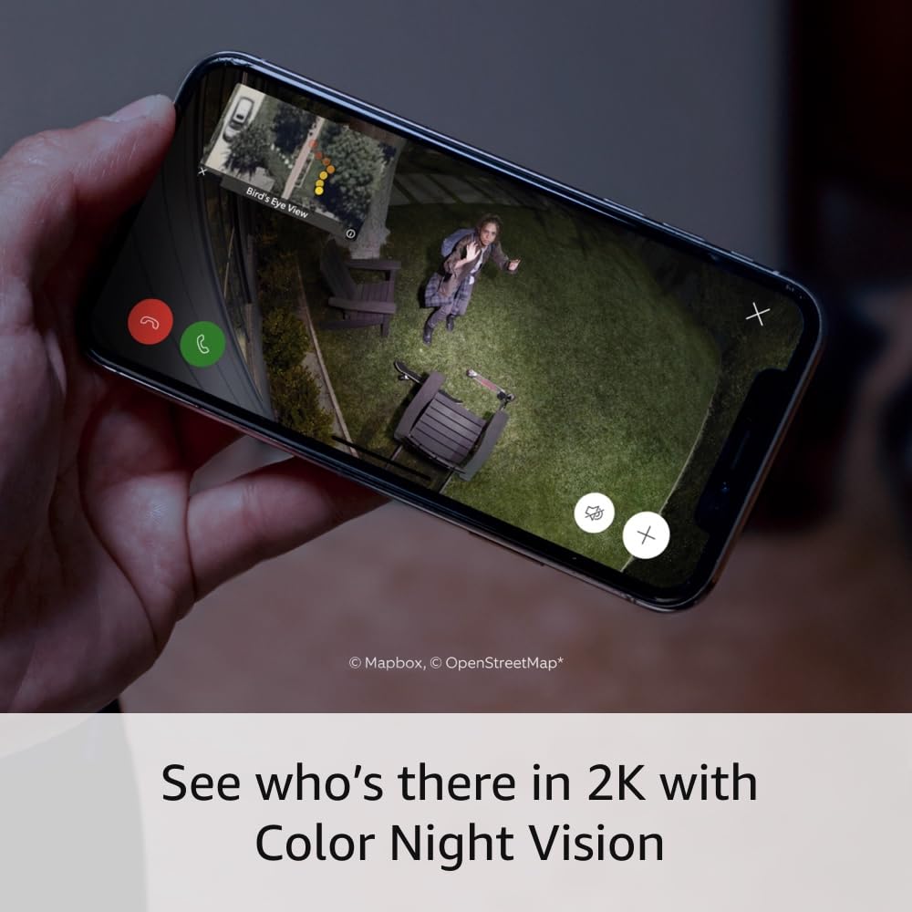 Ring Spotlight Cam Pro, Battery | 3D Motion Detection, Two-Way Talk with Audio+, and Dual-Band Wifi (2022 release) - White White 1 Pack Battery