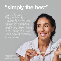 Davids Hydroxi™ Fluoride Free Nano Hydroxyapatite Toothpaste for Remineralizing Enamel & Sensitive Relief, Whitening, Antiplaque, SLS Free, Natural Peppermint, 4oz, Made in USA (3 Pack) Sensitive Mint 4 Ounce (Pack of 3)