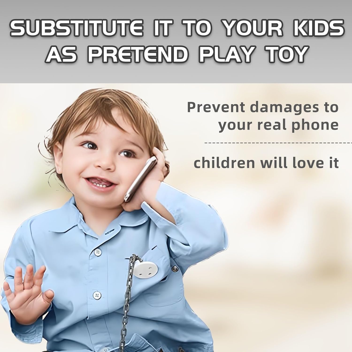 Fake Phone Dummy PropPhone, BlackScreen Decoy PhonePear PhoneNon-Working Phone16 16Pro Max for Kid Play, DisplayPhone Look Like Real Phonepro max16 (16,Ultramarine,Black Screen)