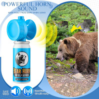 1.4oz Bear Horn Self Defense 123dB Loud Air Horn Audible up to 1/2 Mile Safety Air Horn for Wild Animals Bear Alarm for Hiking Climbing Camping and Outdoor Protection