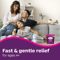 MiraFAST Soft Chews, from The Makers of MiraLAX, Gentle Constipation Relief, Fast Acting, Stimulant Free Saline Laxative, Magnesium Hydroxide, Blueberry & Raspberry Flavor, 60ct