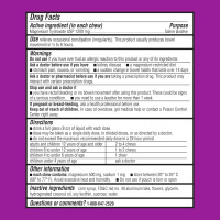 MiraFAST Soft Chews, from The Makers of MiraLAX, Gentle Constipation Relief, Fast Acting, Stimulant Free Saline Laxative, Magnesium Hydroxide, Blueberry & Raspberry Flavor, 60ct