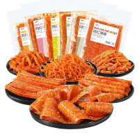 Spicy Strips,Latiao,6 Packs Chinese Spicy Sticks,Chinese Classic Piquancy Leisure Latiao Snack Individual Package(2.4 ounces per pack)