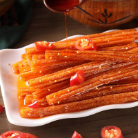 Spicy Strips,Latiao,6 Packs Chinese Spicy Sticks,Chinese Classic Piquancy Leisure Latiao Snack Individual Package(2.4 ounces per pack)
