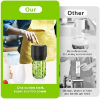 M11 Electric Mason Jar Vacuum Sealer Kit - with Wide and Regular Mouth Mason Lids, Jar Vacuum Sealer for Canning Jars, Vacuum Sealing Machine for Food Storage Black