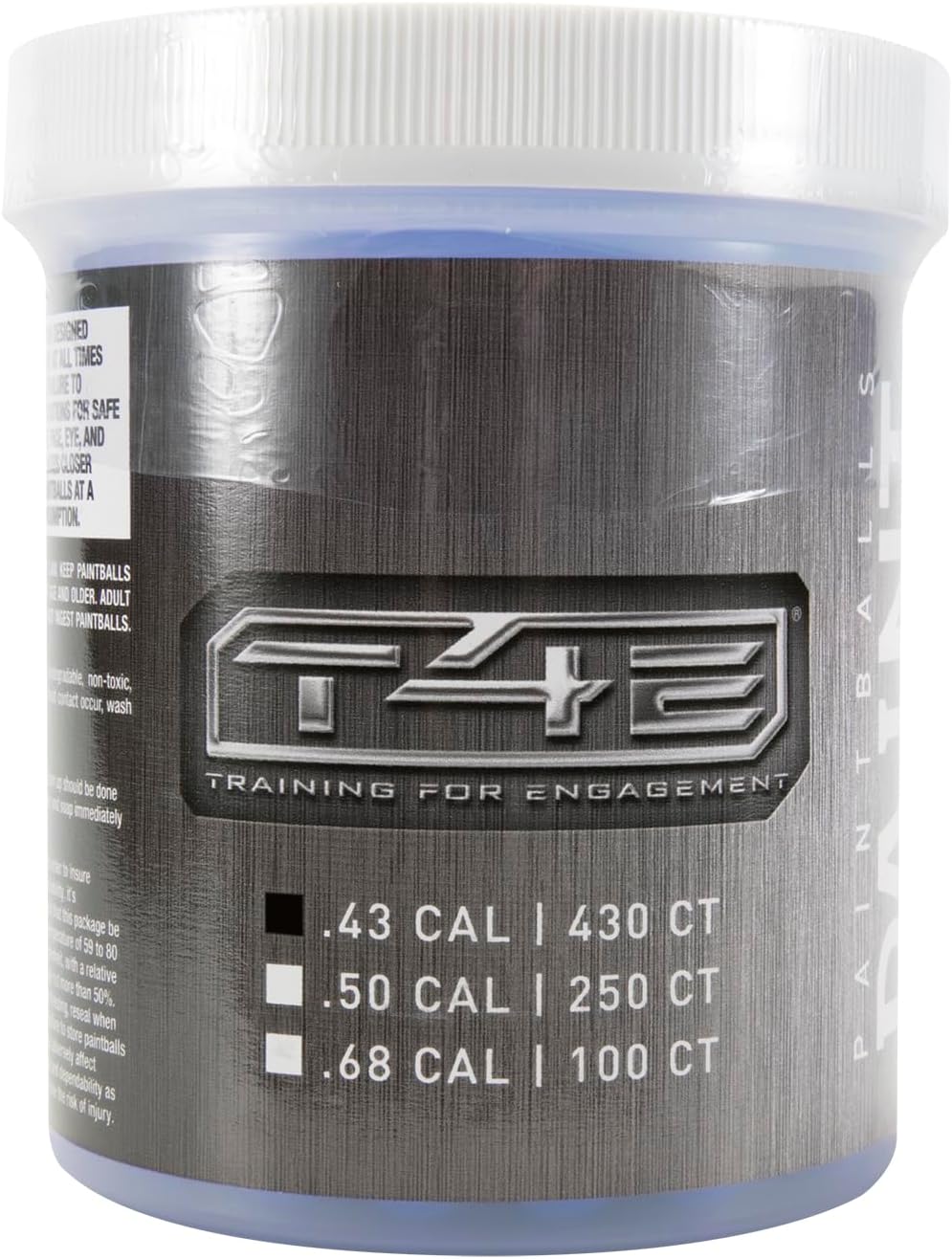 Umarex T4E Premium .43 Caliber Paintballs, Blue, 430 Count One Size 430 Count