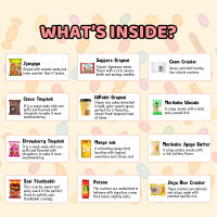 Asiatic Dishes Japanese and Korean Snack Box – 32 Count Variety Pack with Ramen, Drink, Cookies, Chips, Crackers, Coffee Mix – Snacks from Korea, Japan, China, Vietnam – Gift or Care Package for All Ages