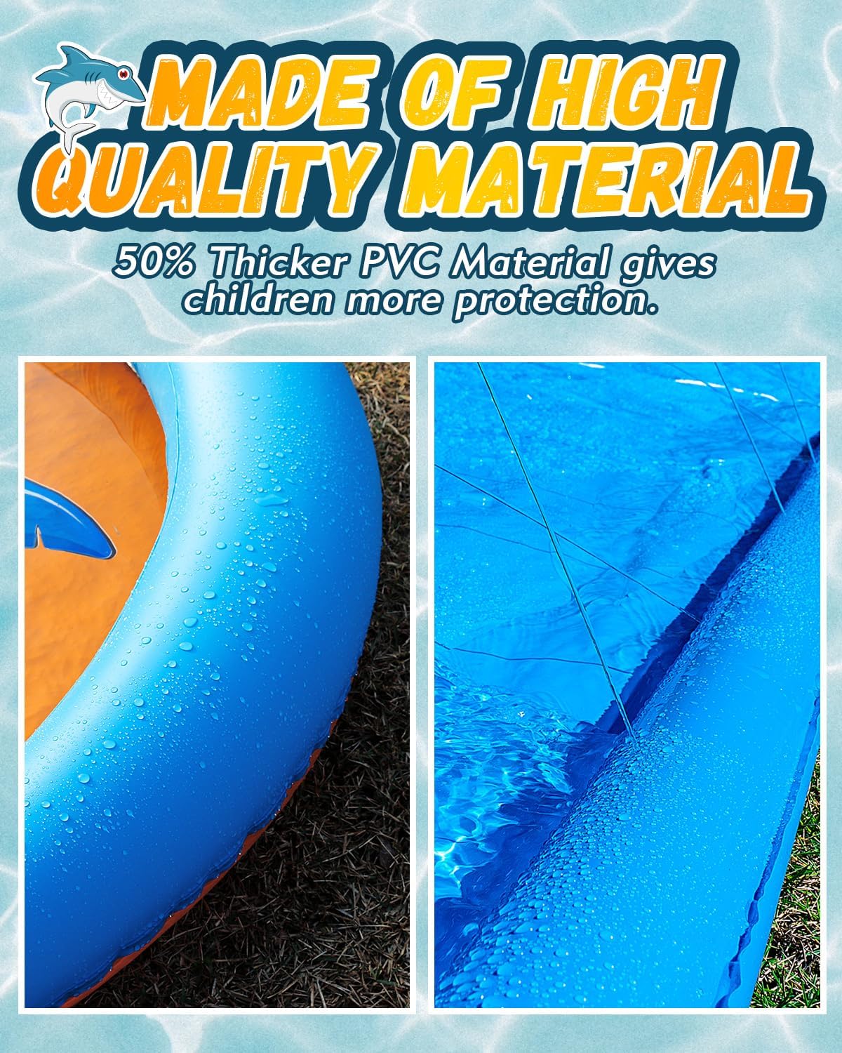 Spring Water Slip and Water Slide, 32FT Lawn Slip n WaterSlide for Kids Adults, Backyard Summer Outdoor Water Toys with Sprinkler, 2 Inflatable Bodyboards