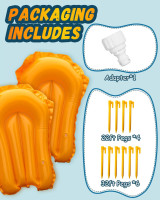 Spring Water Slip and Water Slide, 32FT Lawn Slip n WaterSlide for Kids Adults, Backyard Summer Outdoor Water Toys with Sprinkler, 2 Inflatable Bodyboards