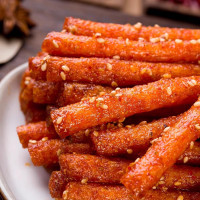 Fraunitsh Latiao Spicy Strips, 2 Packs Latio, Latiao Gluten Chinese Casual Snack Food, La Tiao Spicy Sticks, Latio 辣条, 102g/3.6oz per Pack (Pack of 2) Spicy stick-Spicy 3.6 Ounce (Pack of 2)