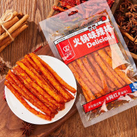 Fraunitsh Latiao Spicy Strips, 2 Packs Latio, Latiao Gluten Chinese Casual Snack Food, La Tiao Spicy Sticks, Latio 辣条, 102g/3.6oz per Pack (Pack of 2) Spicy stick-Spicy 3.6 Ounce (Pack of 2)