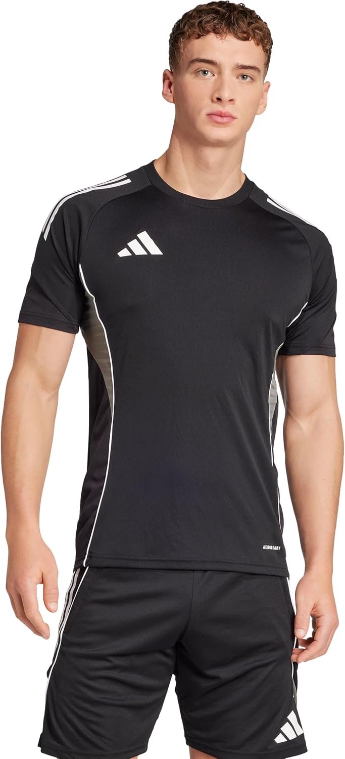 adidas Men's Tiro 25 Competition Training Jersey Medium Black/Team Grey