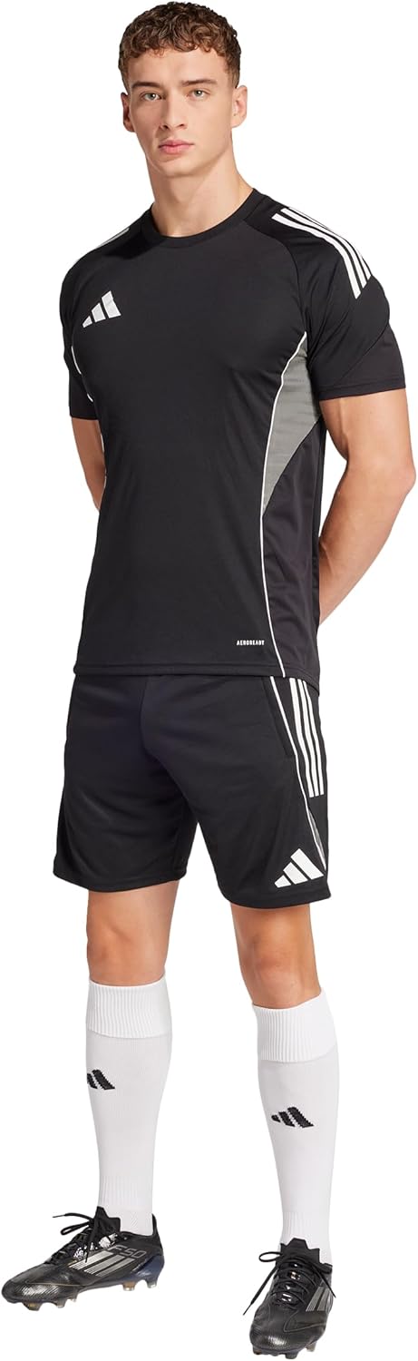 adidas Men's Tiro 25 Competition Training Jersey Medium Black/Team Grey