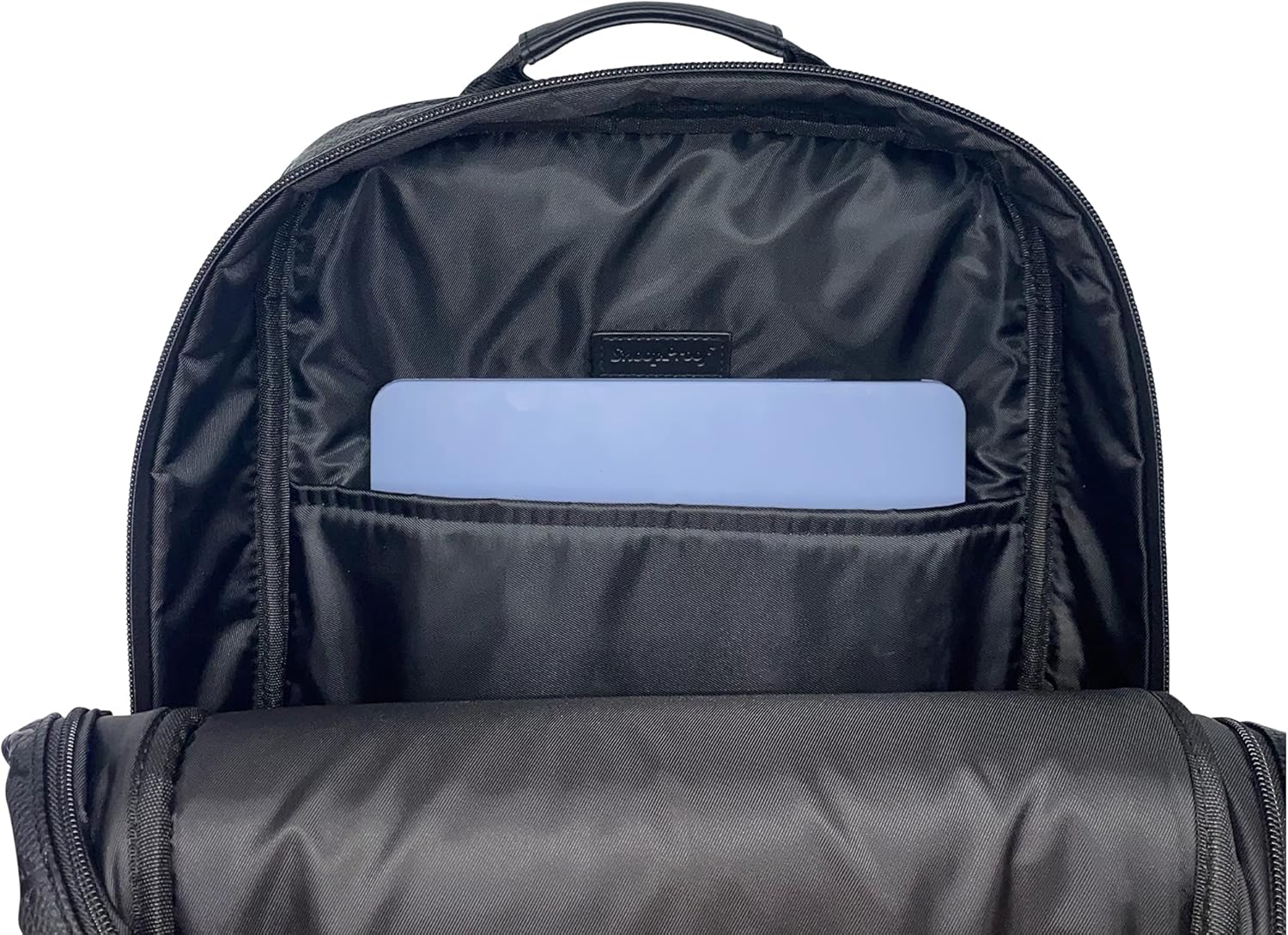 The SP Backpack in All Black Smell Proof BackPack