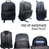 The SP Backpack in All Black Smell Proof BackPack