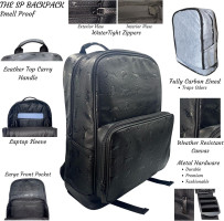 The SP Backpack in All Black Smell Proof BackPack