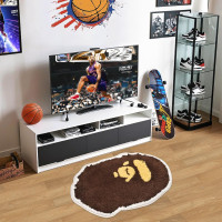 Bape Rug - 28″ x 20″ Hypebeast Rug for Hypebeast Room Decor - Non Slip Living Room, Bedroom, Children Room, Door mat Cool Carpet for Y2k Room Decor - Soft and Fluffy Brown A Bathing APE Bathmat
