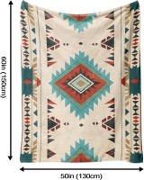 Aipon Boho Aztec Throw Blanket 50