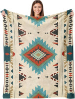 Aipon Boho Aztec Throw Blanket 50