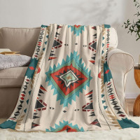 Aipon Boho Aztec Throw Blanket 50