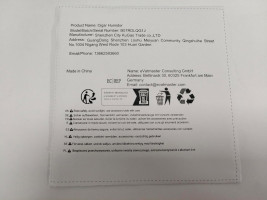 Scotte Acrylic Cigar Humidor Jar/case/Box with Humidifier and Hygrometer,humidor Can Hold About 20 Cigars Including Cigar Cutters and Cigar Punch (Clear-1)