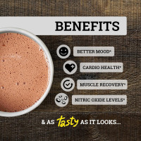 Black Forest High Flavanol Cocoa Powder (1200mg Flavanols & Flavonoids Supplements)10X More Flavanols (Epicatechin) Than Cocoa & 600mg of Epicatechin Supplement for Heart Health, Nitric Oxide & Energy