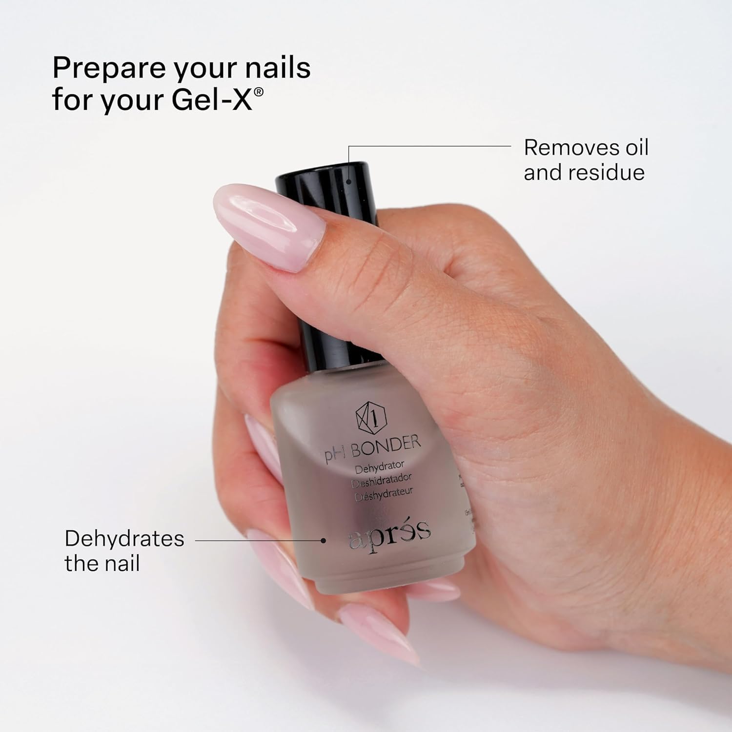 APRÉS Gel-X® Professional Nail Extension Bundle - Gold Bottle Extend Gel, pH Bonder, Non-Acidic Primer, 15 ml Set