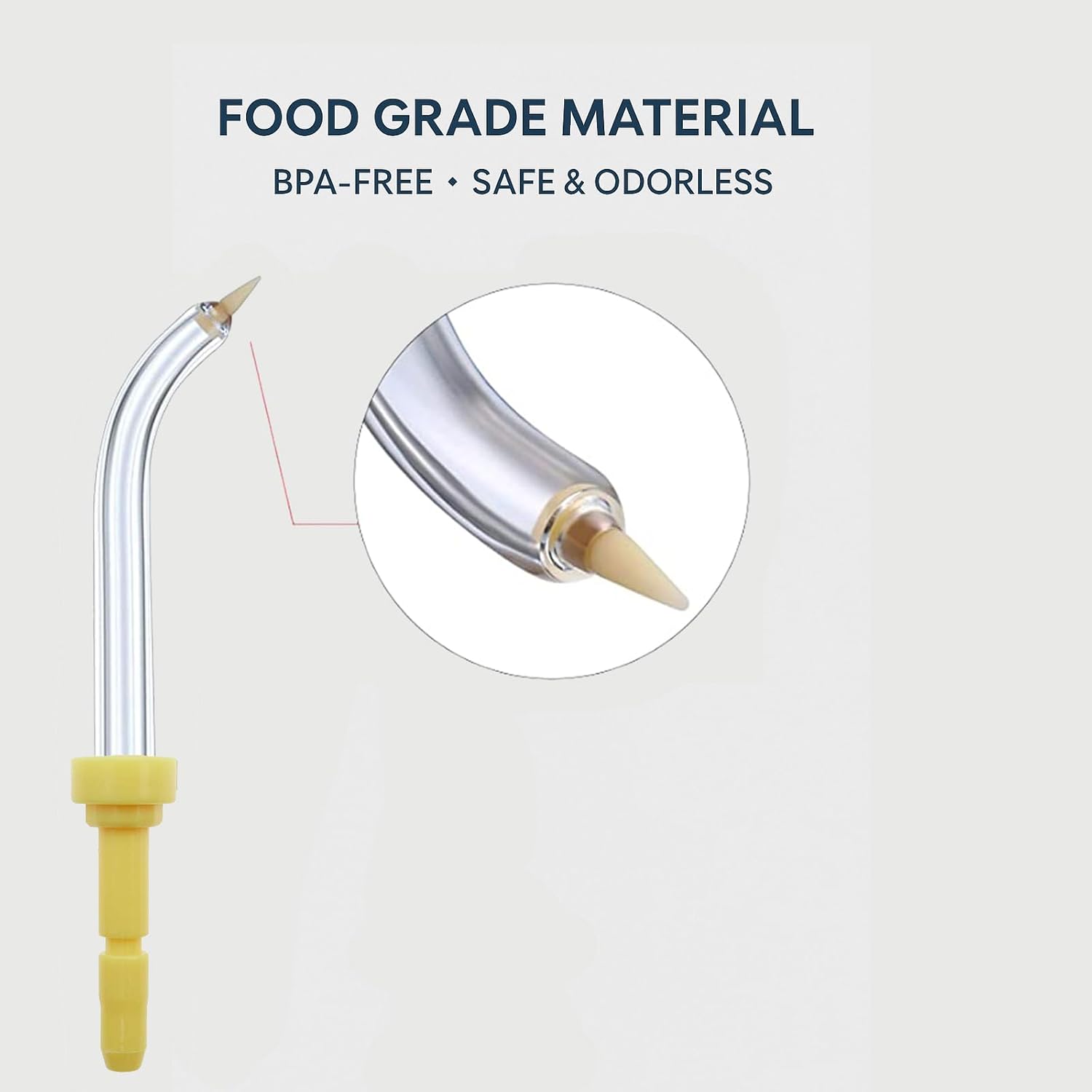 Replacement Periodontal/Pocket Tips Compatible with Waterpik Water Flossers and Other Brand Oral Irrigators (4-Pack) Periodontal Tips