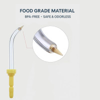 Replacement Periodontal/Pocket Tips Compatible with Waterpik Water Flossers and Other Brand Oral Irrigators (4-Pack) Periodontal Tips