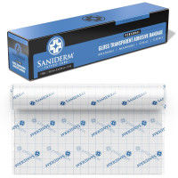 Saniderm Original Tattoo Aftercare Bandage (Personal Roll, 10.2 in x 2 yd) Personal Roll (10 in x 2 yd)