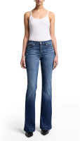 7 For All Mankind Women's Flare Wide Leg Jean 29 Lake Blue