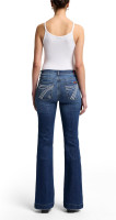 7 For All Mankind Women's Flare Wide Leg Jean 29 Lake Blue