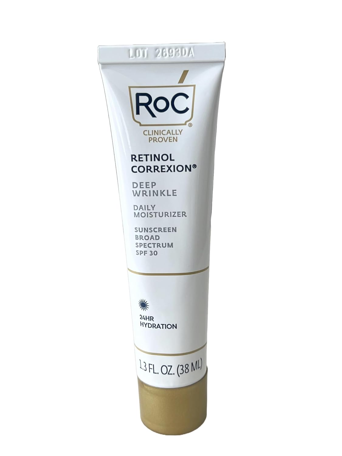RoC Retinol Correxion NEW JUMBO SIZE Value Set, Deep Wrinkle Daily Moisturizer SPF 30 1.3 OZ + Anti-Aging Night Cream 1.3 OZ + Multi Correxion Hydrate Plump Eye Cream 0.4 OZ for Women & Men