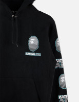 A Bathing Ape, Pre-Loved Men's Bape Future Techno Ape Graphic Hoodie X-Large Black