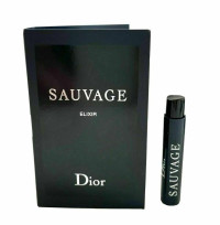 Dior Sauvage Eau de Parfum Splash MINI TRAVEL SIZE 0.34 Oz, Plus Spray Sample Vial