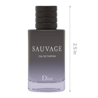 Dior Sauvage Eau de Parfum Splash MINI TRAVEL SIZE 0.34 Oz, Plus Spray Sample Vial