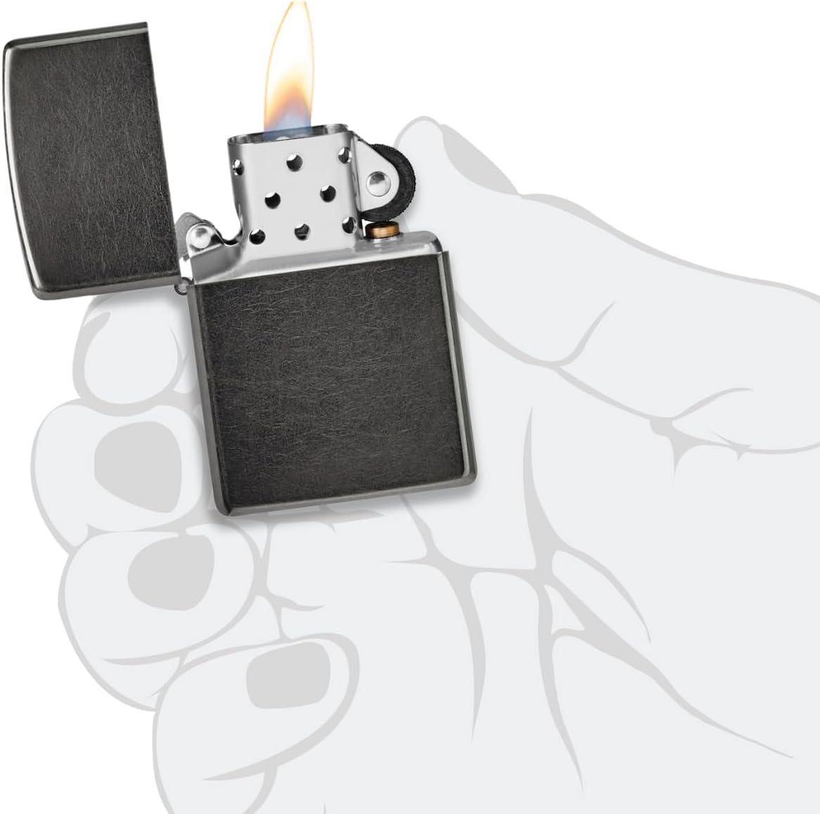 Zippo Ice Lighter Gray