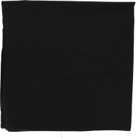 Motique Accessories Extra Large Solid Bandana 27x27 Inch Black