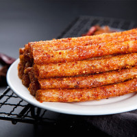 latiao Hot & Spicy 4 Pack spicy stick Chinese Specialties Snacks 辣条 麻辣棒(98g*4)
