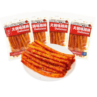 latiao Hot & Spicy 4 Pack spicy stick Chinese Specialties Snacks 辣条 麻辣棒(98g*4)