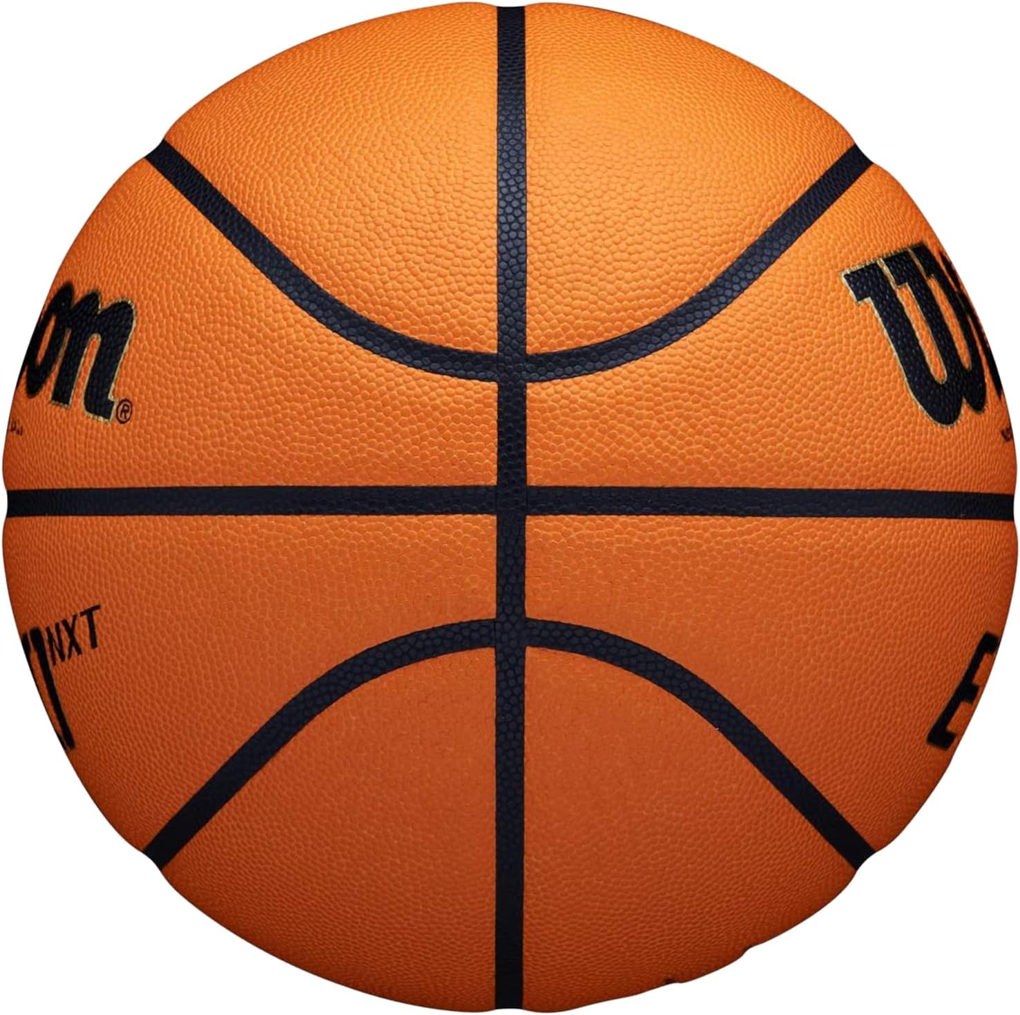 Wilson Basketball EVO NXT FIBA Game Ball, Mixed Leather, Ideal for Indoor, Size 7, Brown, WTB0965XB Single