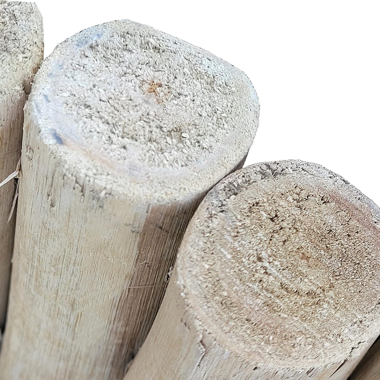 Backyard X-Scapes Natural Eucalyptus Wood Solid Log for Garden Edging Lawn Landscape Fence Borders 72 in L x 6 in H x 1.25 in D 6 in Natural