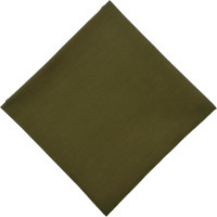 Extra Large Bandanas 27x27 inch Thick Solid Color Cotton Oversized Blank Head Bandannas for Men and Women Olive Green Single