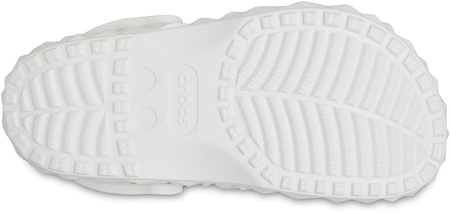 Crocs Unisex-Adult Classic Geometric Clog 9 Women/7 Men White