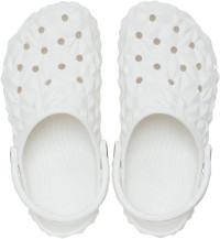 Crocs Unisex-Adult Classic Geometric Clog 9 Women/7 Men White