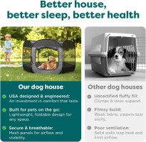 FurHaven Portable Pet Playpen for Dogs & Cats, Extra Large Indoor Kitten Playpen with Mesh Sides, Foldable Dog Playpen for Small Dogs, Pop Up Travel Dog Pen, X-Large, Pet Crate with Mesh Sides, Gray Gray Extra Large