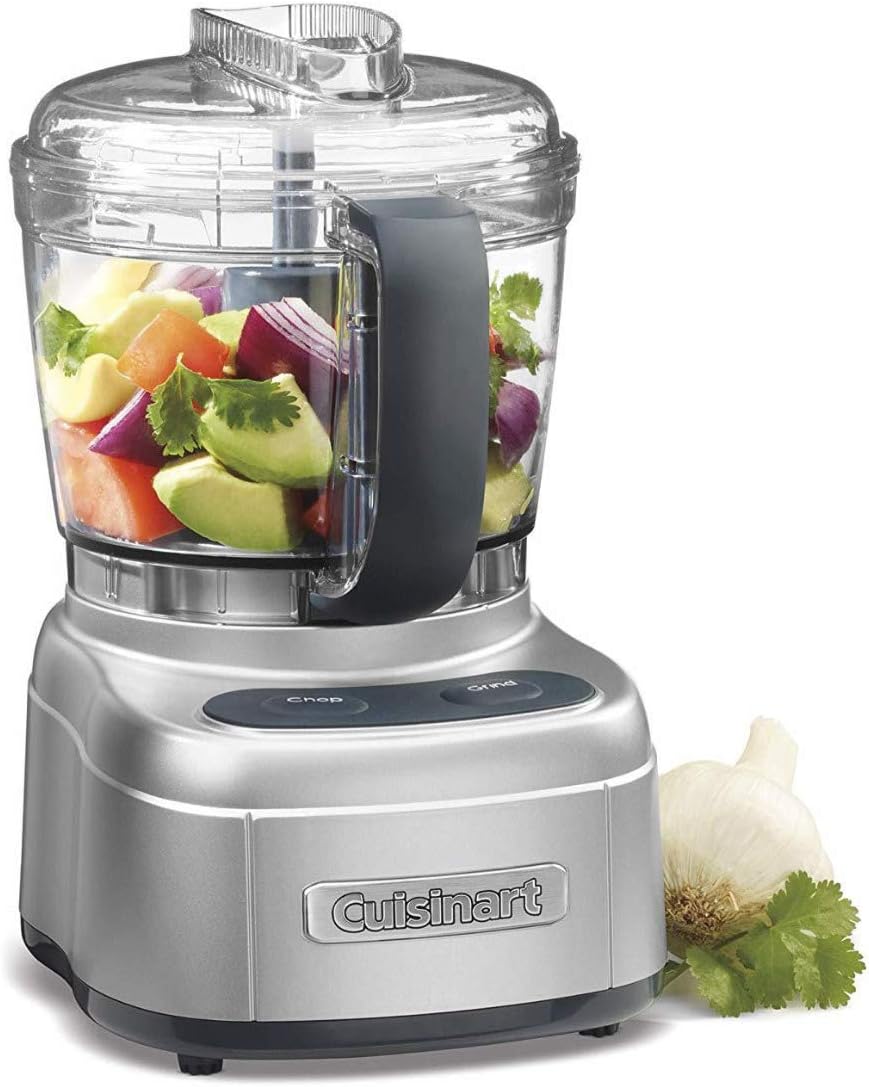 Cuisinart ECH-4SV Elemental 4-C Chopper Grinder, Silver 4-Cup
