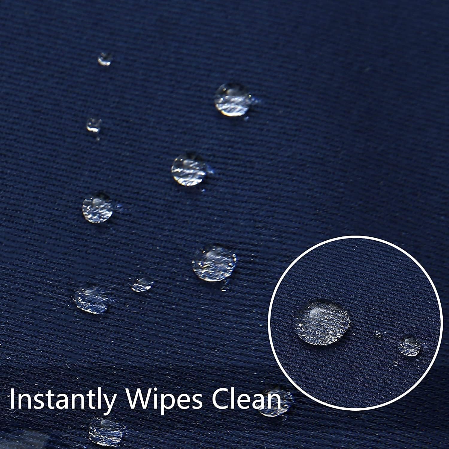 Obstal Rectangle Table Cloth, Oil-Proof Spill-Proof and Water Resistance Microfiber Tablecloth, Decorative Fabric Table Cover for Outdoor and Indoor Use (Navy Blue, 60 x 84 Inch) 84