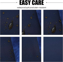 Obstal Rectangle Table Cloth, Oil-Proof Spill-Proof and Water Resistance Microfiber Tablecloth, Decorative Fabric Table Cover for Outdoor and Indoor Use (Navy Blue, 60 x 84 Inch) 84