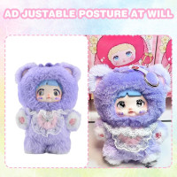 Plush Blind Box, Kawaii Nommi Cute Fruit Series Stuffed Blind Box Doll 1PC, Kawaii Mystery Plush Toys Collectible for Birthday Gift (1 of 7 Possible Styles)